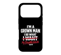 Carcasa para iPhone 17 Pro Funny Dad Father I'm A Grown Man I Do What My Daughter Wants
