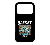 Carcasa para iPhone 17 Pro Funny Disc Golf Basket Case Retro Pop Art