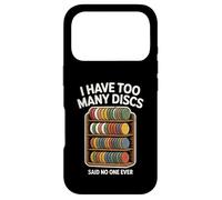 Carcasa para iPhone 17 Pro Funny Disc Golf Hombres Mujeres I Have Too Many Discs