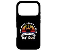 Carcasa para iPhone 17 Pro Funny Dog Cuantas más Personas conozco más me Gusta mi Perro