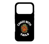 Carcasa para iPhone 17 Pro Funny Dog Owner Chaos with Tails Pet Lover