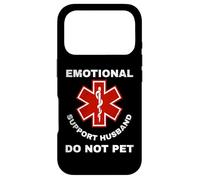 Carcasa para iPhone 17 Pro Funny Emotional Support Husband Do Not Pet