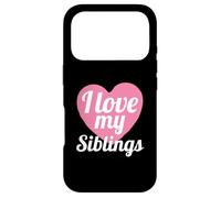 Carcasa para iPhone 17 Pro Funny Family Sibling Lover I Love My Siblings
