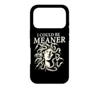 Carcasa para iPhone 17 Pro Funny Female Gaze Staring Petrify I Could Be Meaner Medusa