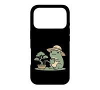 Carcasa para iPhone 17 Pro Funny Frog Bonsai Gardening Japanese Style Plant Lover