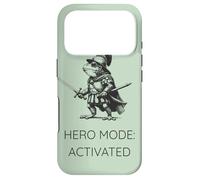 Carcasa para iPhone 17 Pro Funny Frog Humor. Roman Soldier Toad Hero Mode Activated