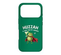 Carcasa para iPhone 17 Pro Funny Frog Knight Huzzah Salt On My Senses Margarita Sarcasmo