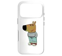 Carcasa para iPhone 17 Pro Funny Gen Alpha Chill Guy Meme Dog Cool Declaración de Internet