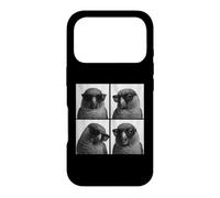 Carcasa para iPhone 17 Pro Funny Green Ch onure Lover Lindo Parrot Photo Booth