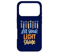 Carcasa para iPhone 17 Pro Funny Hanukkah Let Your Light Shine Menorah Adultos Niños