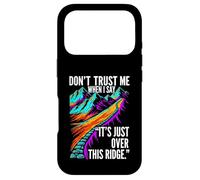 Carcasa para iPhone 17 Pro Funny Hiking False Summit Joke Just Over This Ridge