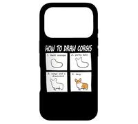 Carcasa para iPhone 17 Pro Funny How To Draw Pembroke Welsh Corgi Dog Lover