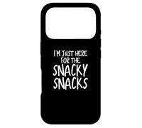 Carcasa para iPhone 17 Pro Funny I'm Just Here for The Snacky Snacks Gear