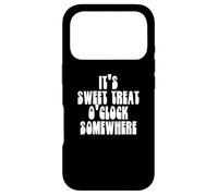 Carcasa para iPhone 17 Pro Funny It's Sweet Treat O'Clock Somewhere Cupcake Dessert