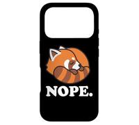 Carcasa para iPhone 17 Pro Funny Kawaii Kids Boys Girls Napping Nope Red Panda Lover