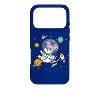 Carcasa para iPhone 17 Pro Funny Kawaii Kids Boys Girls Space Astronaut Pet Rat Lover