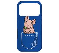 Carcasa para iPhone 17 Pro Funny Kawaii Kids Boys Pet Pocket Hairless Guinea Pig Lover