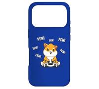 Carcasa para iPhone 17 Pro Funny Kawaii Kids Boys Video Gamer Pew Meme Hamster Lover