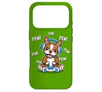 Carcasa para iPhone 17 Pro Funny Kids Cartoon Kawaii Video Gamer Red Bostie Dog Lover