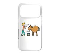 Carcasa para iPhone 17 Pro Funny Lead A Horse To Water Proverbio