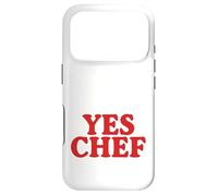 Carcasa para iPhone 17 Pro Funny Let Me Hear You Say Yes Chef | Chef Chef de Cocina Cocinero