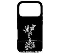 Carcasa para iPhone 17 Pro Funny Math Pun I Hate Square Roots Mathematics Professor