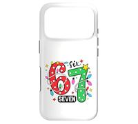 Carcasa para iPhone 17 Pro Funny Meme Six Seven 6 7 Christmas Gen Alpha