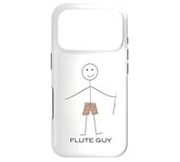 Carcasa para iPhone 17 Pro Funny Mens Flauta Guy Boy Flauta Jugador Flautista