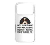 Carcasa para iPhone 17 Pro Funny Mens Womens Every Snack Make Begging Bernedoodle Dog