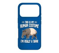 Carcasa para iPhone 17 Pro Funny Mens Womens Kids Human Costume Really A Tapir Lover