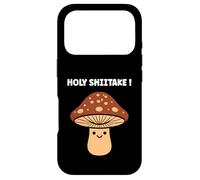 Carcasa para iPhone 17 Pro Funny Minimalist Mushroom Simple Holy Shiitake