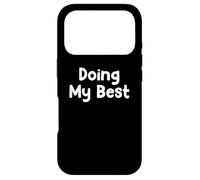 Carcasa para iPhone 17 Pro Funny Modern Life Humor Design Doing My Best Everyday Energy