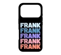 Carcasa para iPhone 17 Pro Funny Modern Repeated Text Design First Name Frank