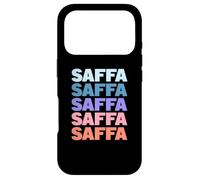 Carcasa para iPhone 17 Pro Funny Modern Repeated Text Design Saffa South African