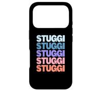 Carcasa para iPhone 17 Pro Funny Modern Repeated Text Design Stuggi Stuttgart Germany