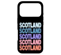 Carcasa para iPhone 17 Pro Funny Modern Repetitive Text Design Scotland Edinburgh