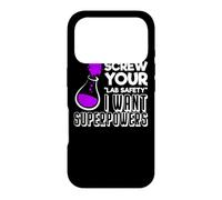 Carcasa para iPhone 17 Pro Funny Nerd Quiero Superpoderes Profesor de Química Periódica