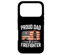Carcasa para iPhone 17 Pro Funny Orgulloso Papá De Un Bombero Diciendo Héroe