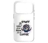 Carcasa para iPhone 17 Pro Funny Owl Stuff The Early Worm Coffee