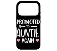 Carcasa para iPhone 17 Pro Funny Promoted To Auntie Again Pregnancy Announcement Aunt