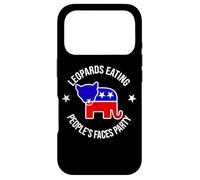 Carcasa para iPhone 17 Pro Funny Proud Member Vote Leopards Eating People'S Faces Party