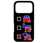 Carcasa para iPhone 17 Pro Funny Proud Member Vote Leopards Eating People'S Faces Party
