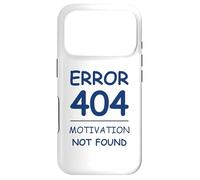 Carcasa para iPhone 17 Pro Funny Quote Sarcasm Motivation Not Found Error 404