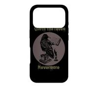 Carcasa para iPhone 17 Pro Funny Quoth Raven Nevermore Edgar Allan PoE Poema literario