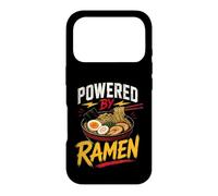 Carcasa para iPhone 17 Pro Funny Ramen Saying Humor Joke Gag Powered by Noodles