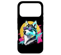 Carcasa para iPhone 17 Pro Funny Retro Vintage 80s Siberian Husky Dog Lover
