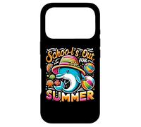 Carcasa para iPhone 17 Pro Funny Schools out For Summer Teacher Kid Girls Cute Dolphin