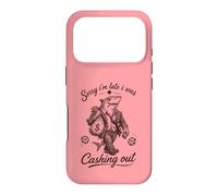 Carcasa para iPhone 17 Pro Funny Shark Sorry Was Cashing out Casino Ganador Humor