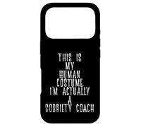 Carcasa para iPhone 17 Pro Funny Sobriety Coach Costume Recovery Sober Living Rehab