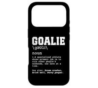 Carcasa para iPhone 17 Pro Funny Soccer Portero Definición Ruina Fines de Semana Portero